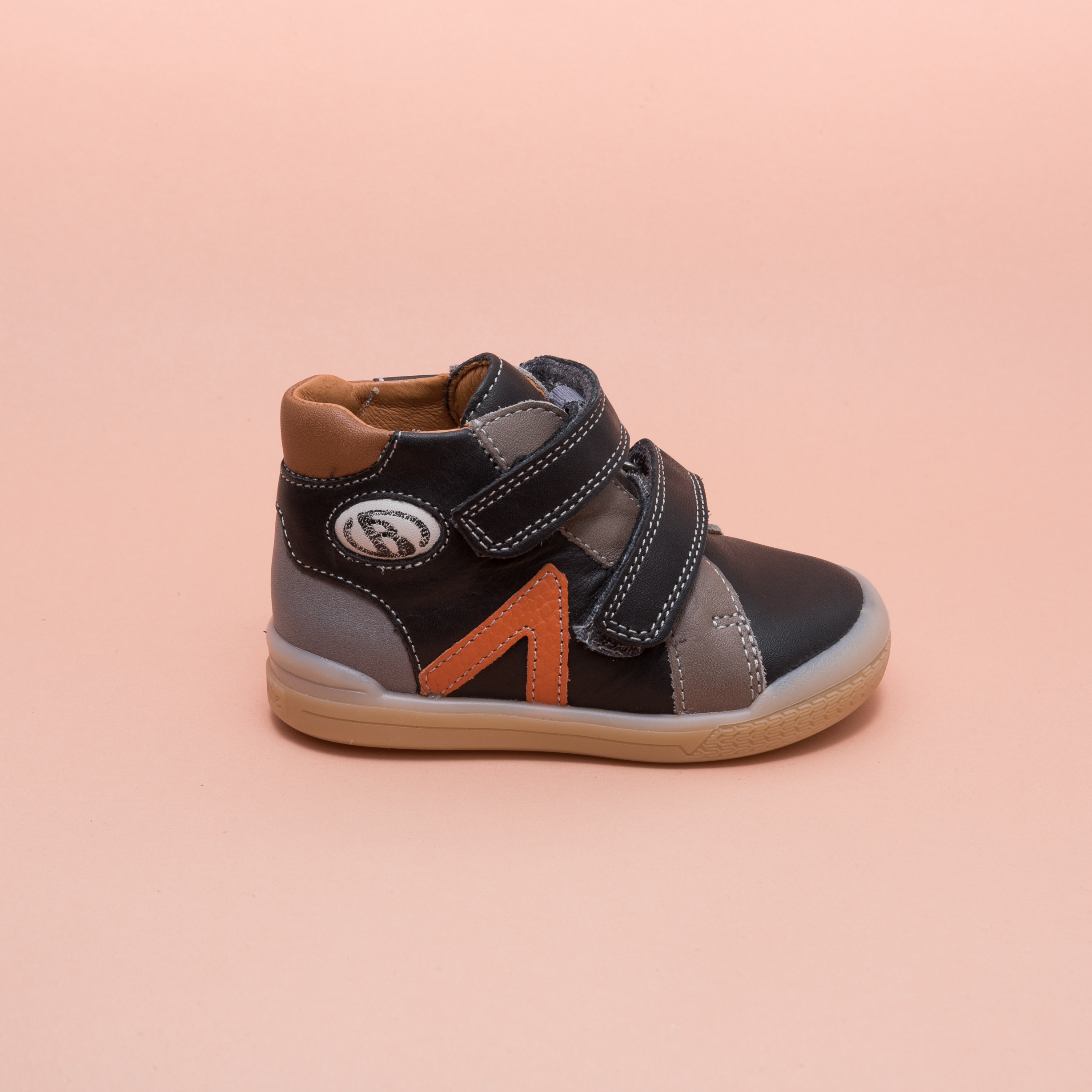 B3VELCRO-NOIR ORANGE (248-202)