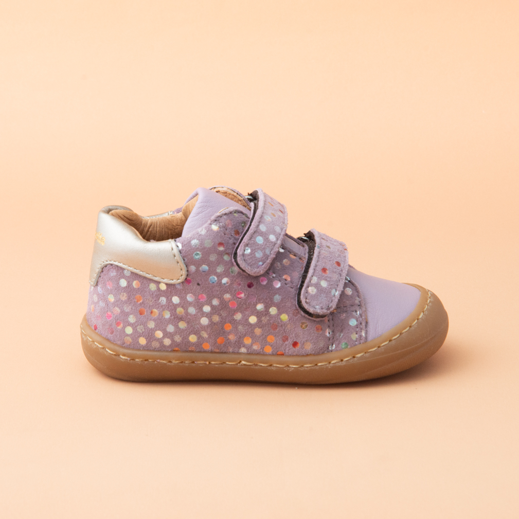 ARGO VELCRO-CUIR IMPRIME ROSE (311-242)