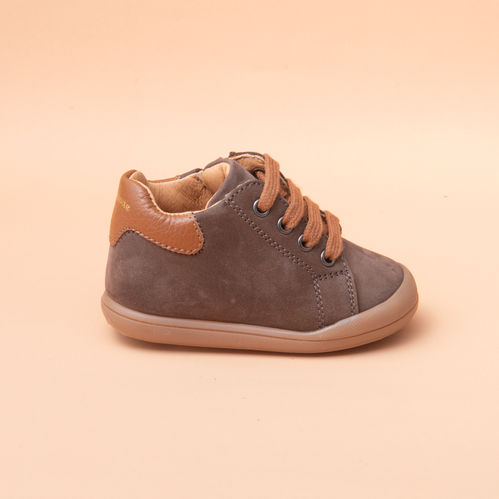 FIDJI ZIP-NUBUCK MARRON FONCE (408-252)