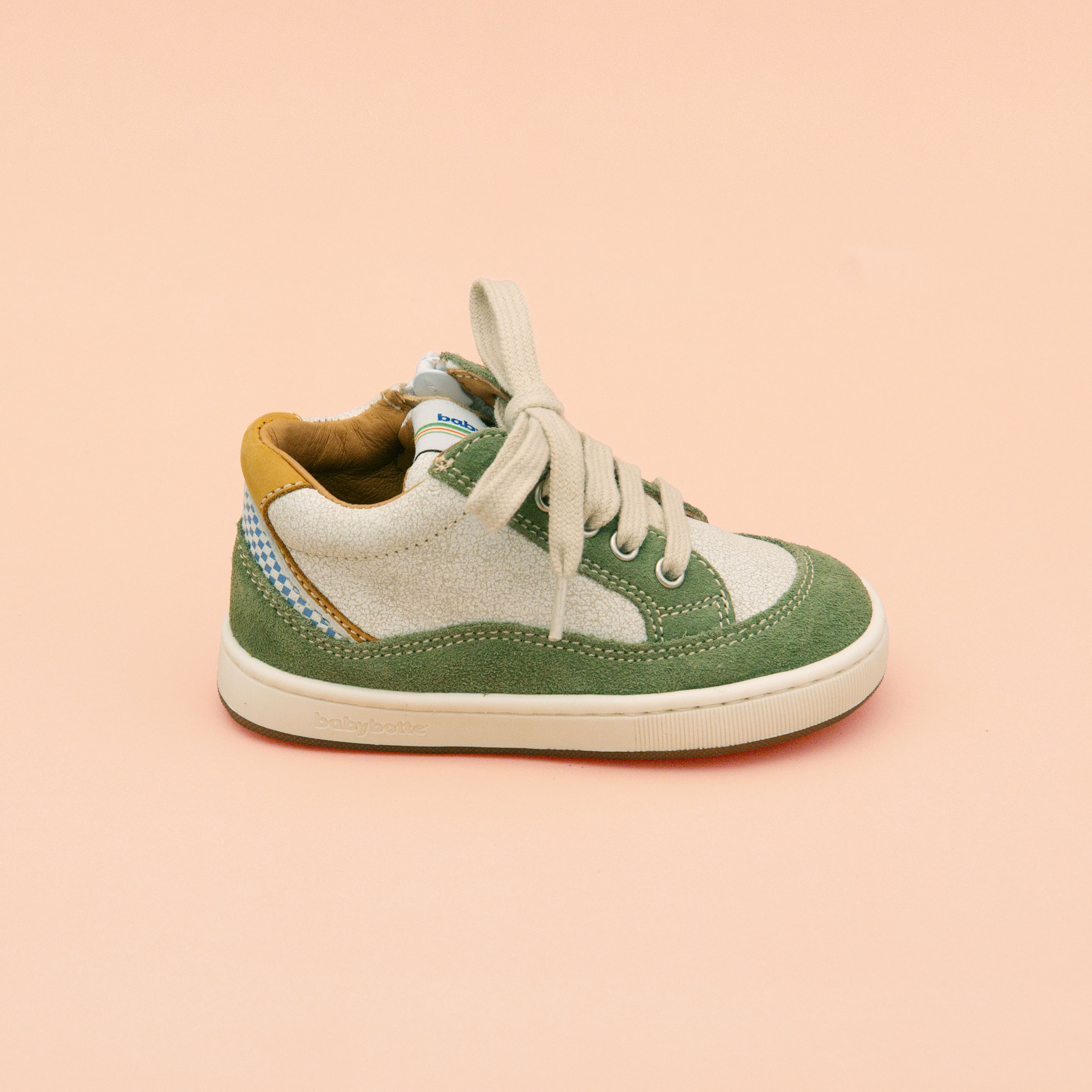 FERNAND-CUIR BLANC / VERT (419-261)