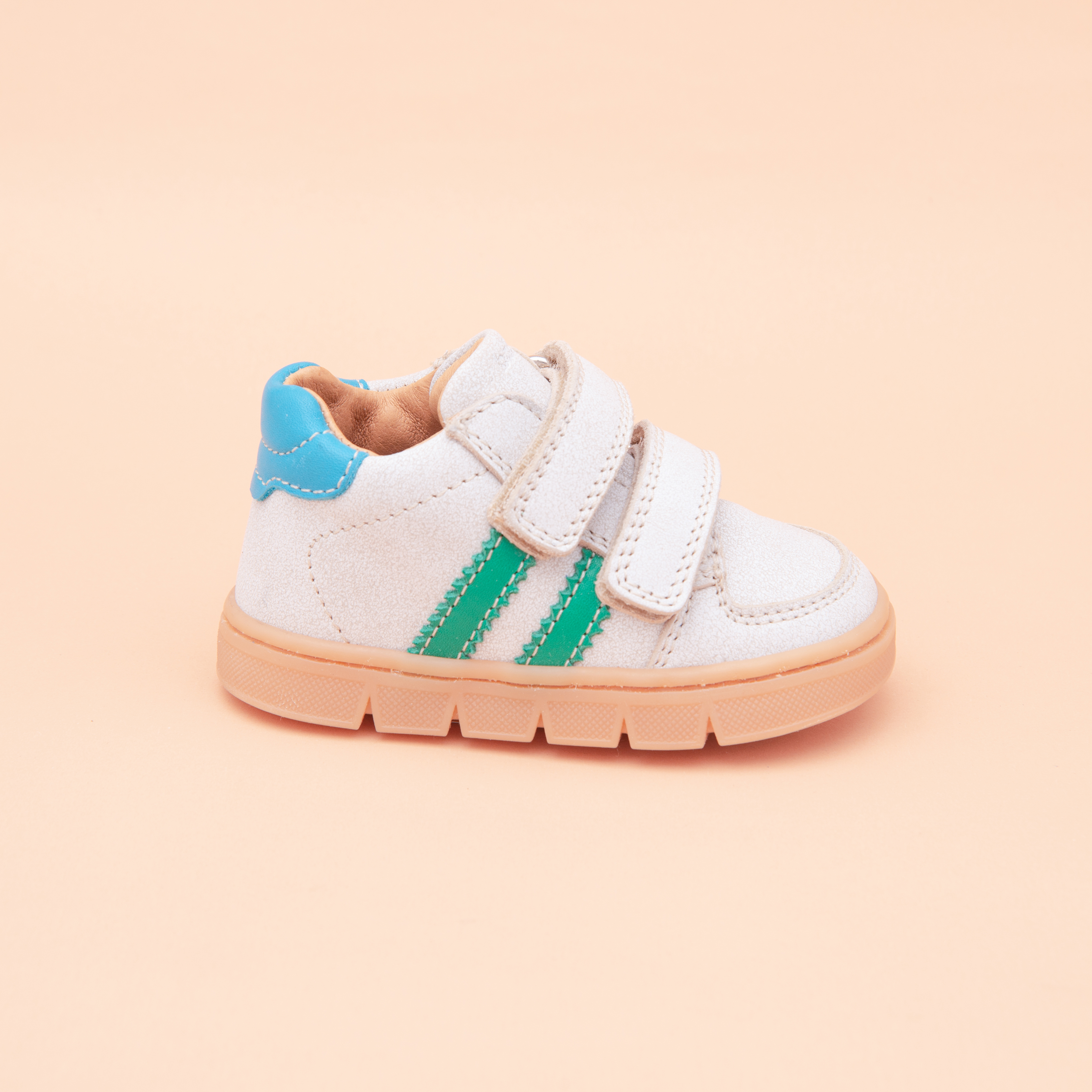 FAREL VECRO-CUIR BLANC (421-261)