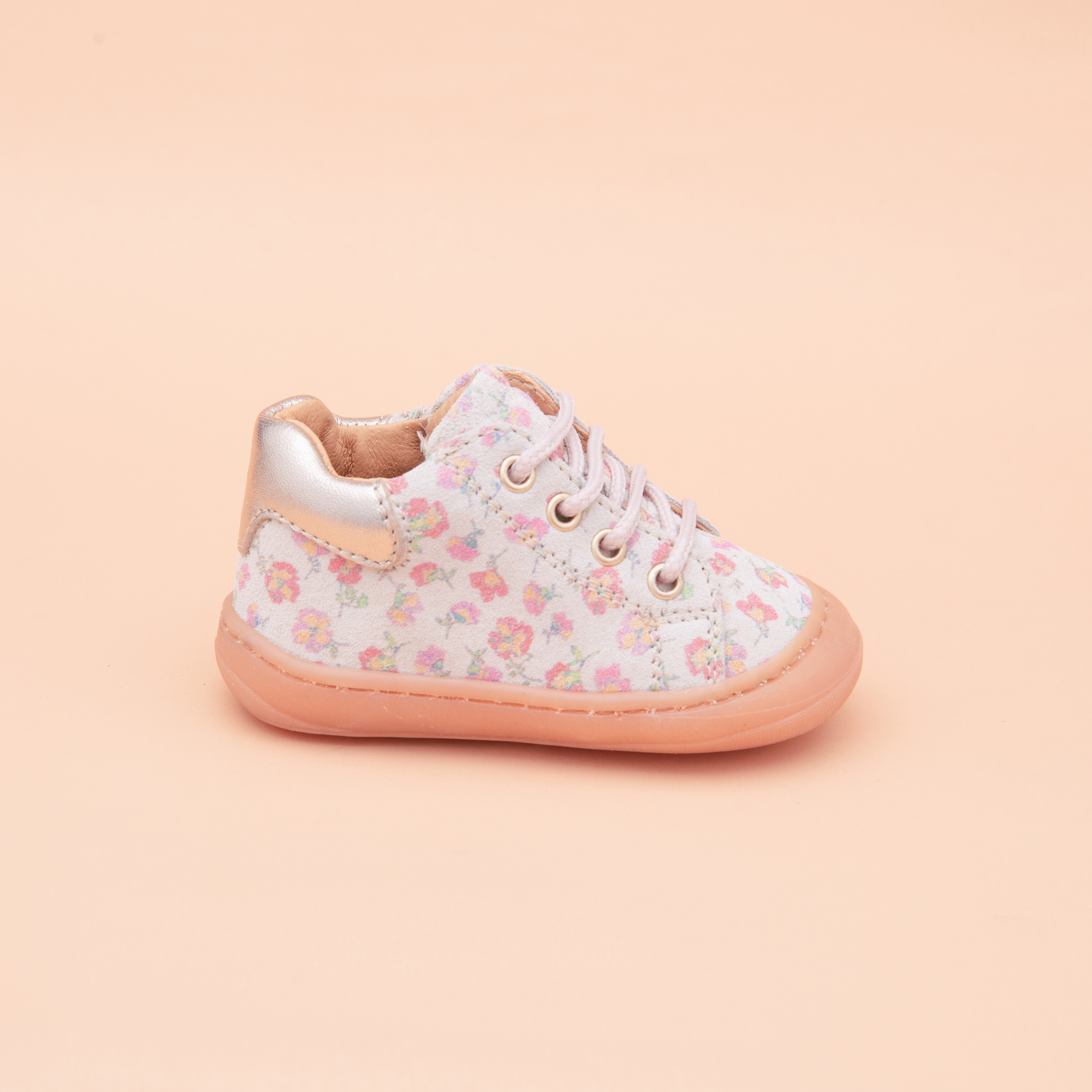 ARGO ZIP-CUIR IMPRIME ROSE (301-261)