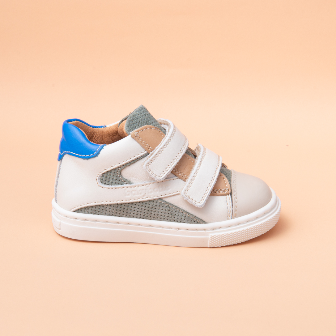 ANDROID VELCRO-CUIR BLANC CASSE (605-251)