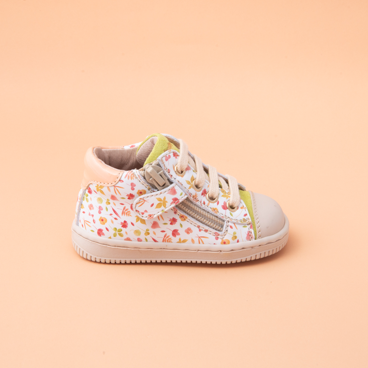 FRANCINE ZIP-CUIR IMPRIME BLANC (312-251)