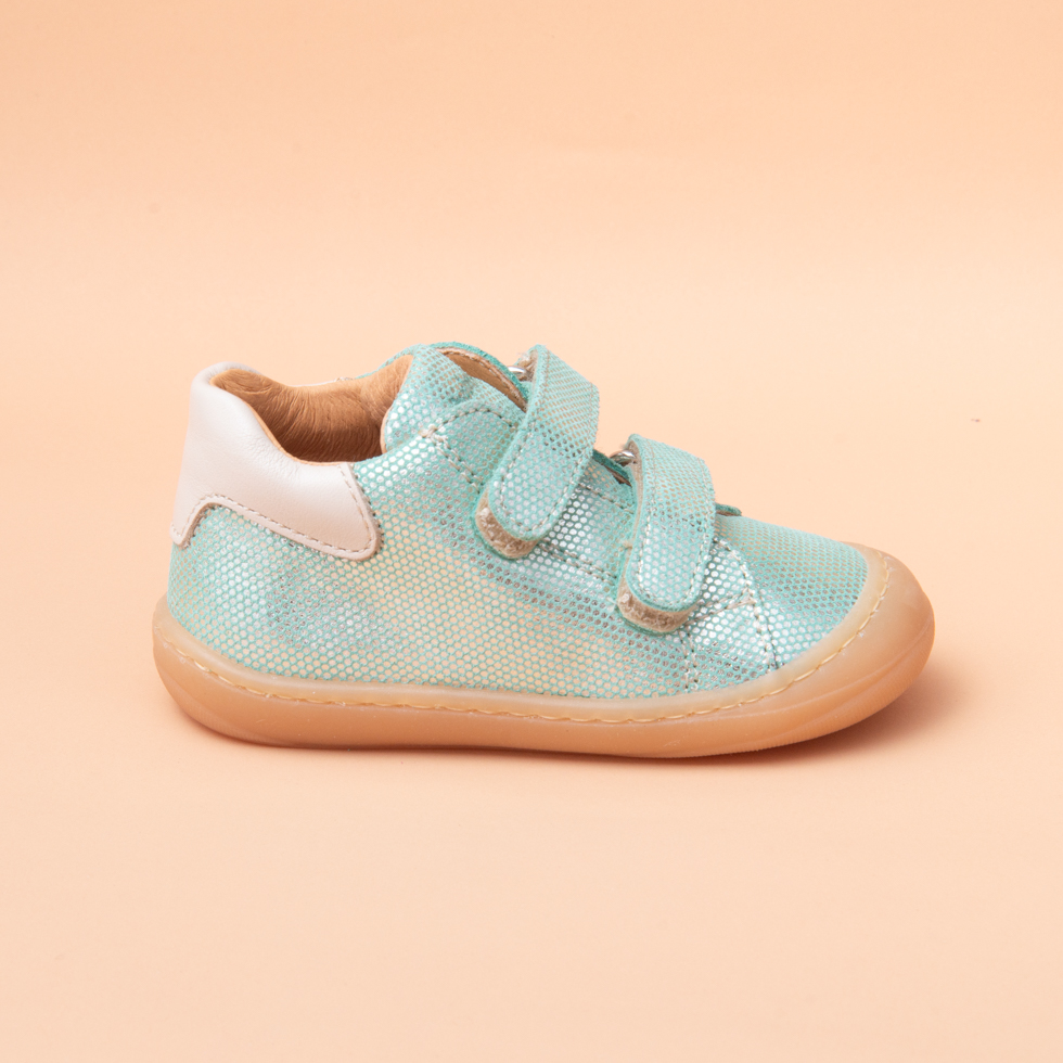 ARGO VELCRO-CUIR IMPRIME MENTHE (304-251)