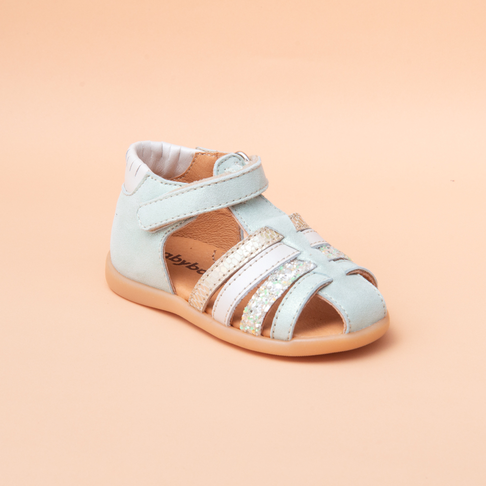 GUPPY VELCRO-CUIR PISTACHE (331-251)